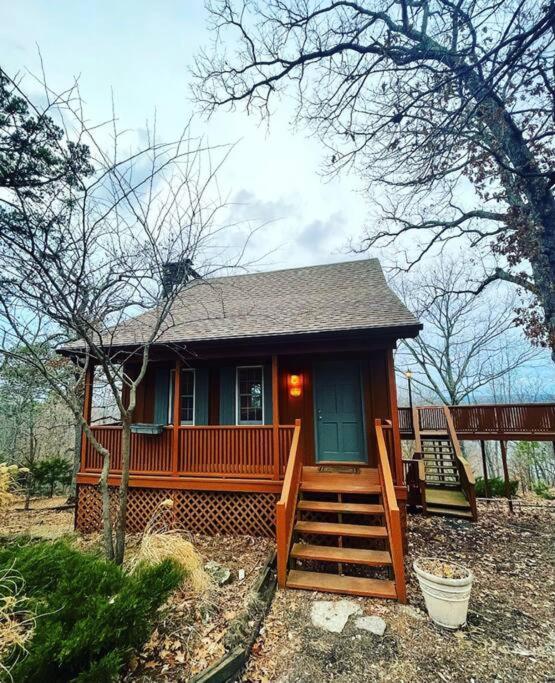 Eagle Crest Cabin, White River View With Hottub ยูเรกาสปริงส์ ภายนอก รูปภาพ