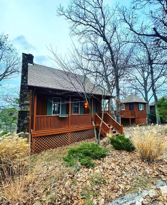 Eagle Crest Cabin, White River View With Hottub ยูเรกาสปริงส์ ภายนอก รูปภาพ